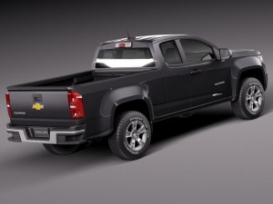 Chevrolet Colorado Shortcab 2015 3D 모델