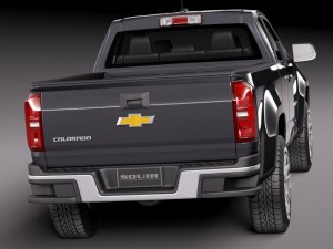 Chevrolet Colorado Shortcab 2015 3D 모델