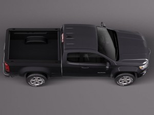 Chevrolet Colorado Shortcab 2015 3D 모델