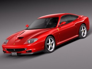 Ferrari 550 Maranello 1996-2002 3D Модель