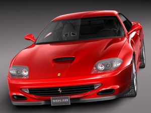 Ferrari 550 Maranello 1996-2002 3D Model