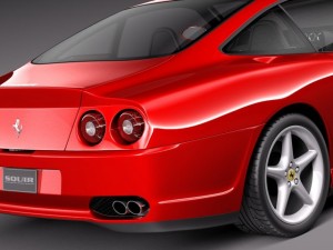 Ferrari 550 Maranello 1996-2002 3D Model