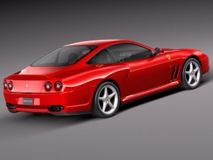 Ferrari 550 Maranello 1996-2002 3D Model