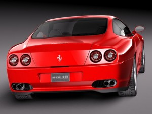 Ferrari 550 Maranello 1996-2002 3D Model