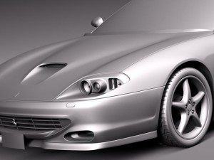 Ferrari 550 Maranello 1996-2002 3D Model