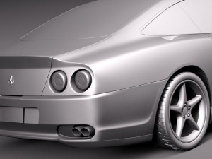 Ferrari 550 Maranello 1996-2002 3D Model