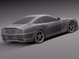 Ferrari 550 Maranello 1996-2002 3D Model