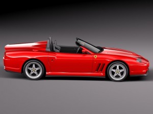 Ferrari 550 Barchetta 2000-2002 3D Model