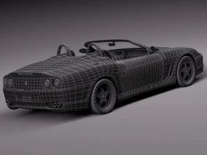 Ferrari 550 Barchetta 2000-2002 3D Model