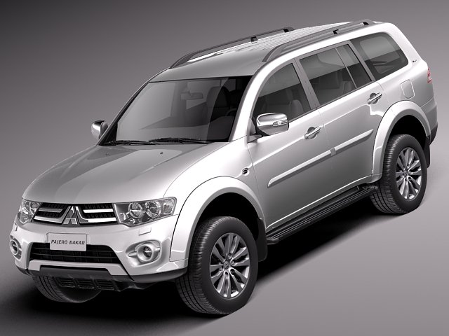 Mitsubishi Pajero Dakar 2014 Modelo 3D .c4d .max .obj .3ds .fbx .stl .blend 