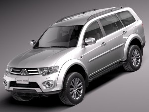 Mitsubishi Pajero Dakar 2014 3D Model