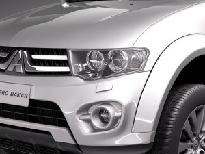 Mitsubishi Pajero Dakar 2014 Modelo 3D