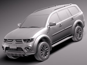 Mitsubishi Pajero Dakar 2014 Modelo 3D