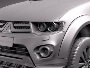 Mitsubishi Pajero Dakar 2014 Modelo 3D