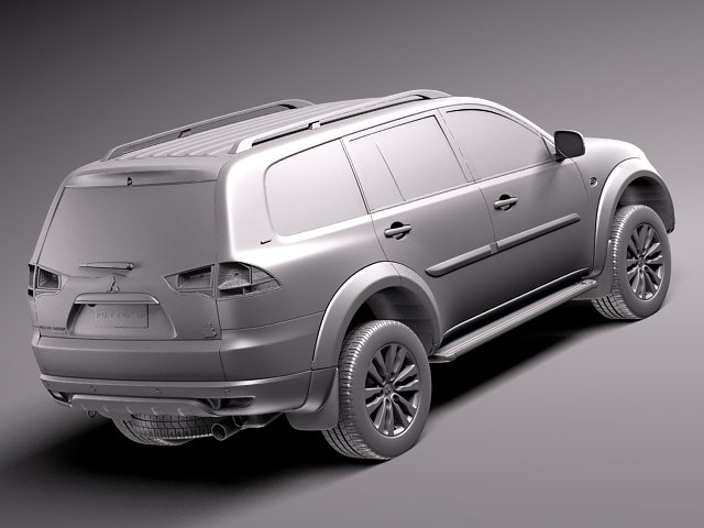 Mitsubishi Pajero Dakar 2014 3D Model in SUV 3DExport