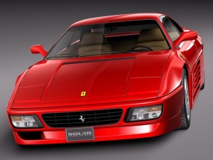 Ferrari 348 TB 1989-1995 3D Model