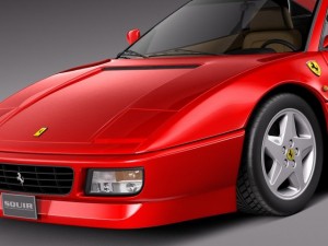 Ferrari 348 TB 1989-1995 3D Model