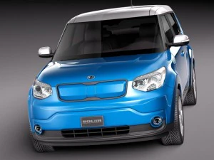 Kia Soul EV 2015 3D Model
