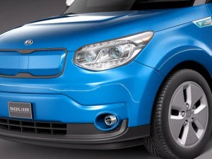 Kia Soul EV 2015 3D Model