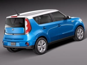 Kia Soul EV 2015 3D Model