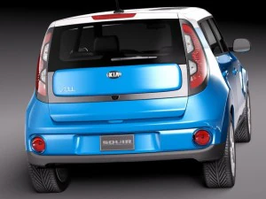 Kia Soul EV 2015 3D Model