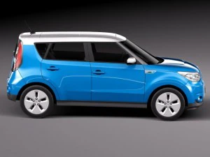 Kia Soul EV 2015 3D Model
