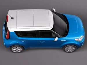 Kia Soul EV 2015 3D Model