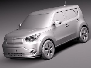 Kia Soul EV 2015 Modèle 3D