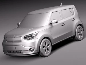 Kia Soul EV 2015 3D Model