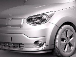 Kia Soul EV 2015 Modèle 3D
