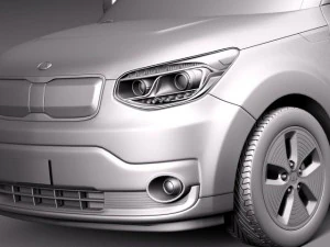 Kia Soul EV 2015 3D Model