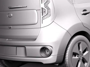 Kia Soul EV 2015 3D Model