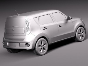 Kia Soul EV 2015 Modèle 3D