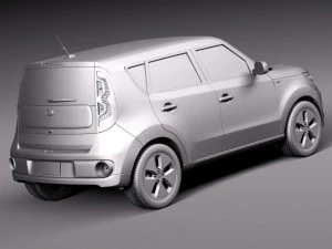 Kia Soul EV 2015 3D Model