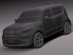 Kia Soul EV 2015 Modèle 3D