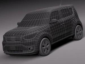 Kia Soul EV 2015 3D Model