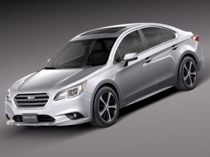 Subaru Legacy 2015 3D Model