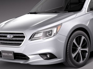 Subaru Legacy 2015 3D Модель