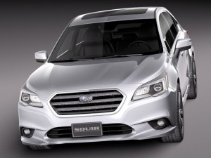 Subaru Legacy 2015 3D Модель