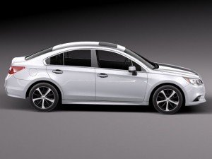 Subaru Legacy 2015 3D Модель