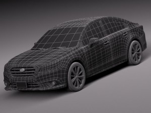 Subaru Legacy 2015 3D Модель