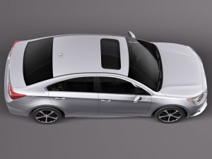 Subaru Legacy 2015 3D Модель