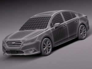 Subaru Legacy 2015 3D Модель