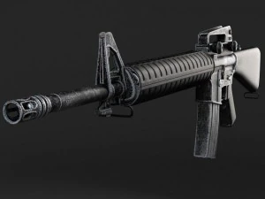 M16 A3 Rifle 3D Model