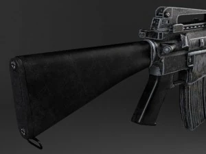 M16 A3 Rifle 3D Model