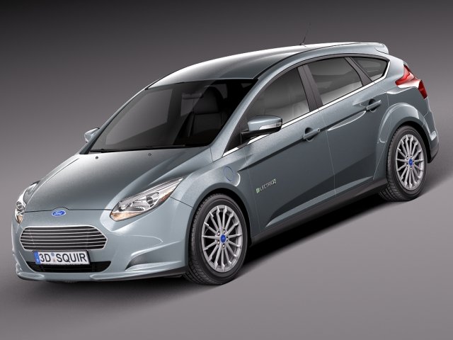 Focus Electric 2012-2014 Modelo 3D .c4d .max .obj .3ds .fbx .stl .blend 