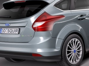 Focus Electric 2012-2014 Modelo 3D