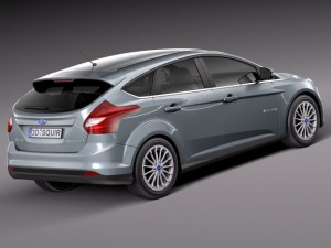 Focus Electric 2012-2014 Modelo 3D