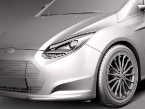 Focus Electric 2012-2014 Modelo 3D