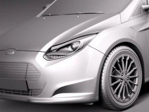 Focus Electric 2012-2014 3D Model